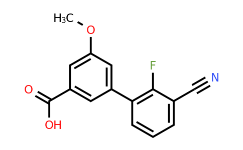 1261931-25-2 | 3-(3-Cyano-2-fluorophenyl)-5-methoxybenzoic acid