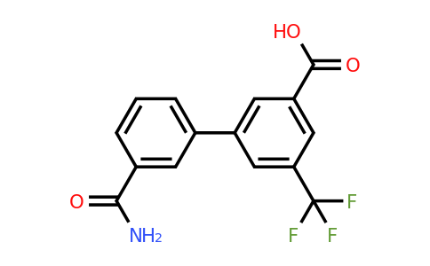 1261931-27-4 | 3-(3-Aminocarbonylphenyl)-5-trifluoromethylbenzoic acid