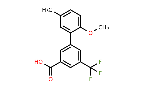 1261931-43-4 | 3-(2-Methoxy-5-methylphenyl)-5-trifluoromethylbenzoic acid
