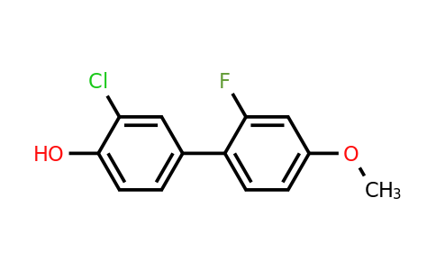 1261931-63-8 | 2-Chloro-4-(2-fluoro-4-methoxyphenyl)phenol