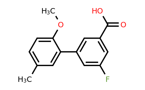 1261931-78-5 | 5-Fluoro-3-(2-methoxy-5-methylphenyl)benzoic acid
