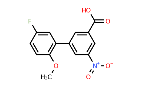 1261932-05-1 | 3-(5-Fluoro-2-methoxyphenyl)-5-nitrobenzoic acid