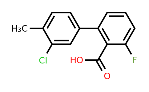 1261932-26-6 | 2-(3-Chloro-4-methylphenyl)-6-fluorobenzoic acid