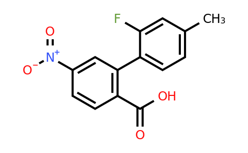 1261932-51-7 | 2-(2-Fluoro-4-methylphenyl)-4-nitrobenzoic acid