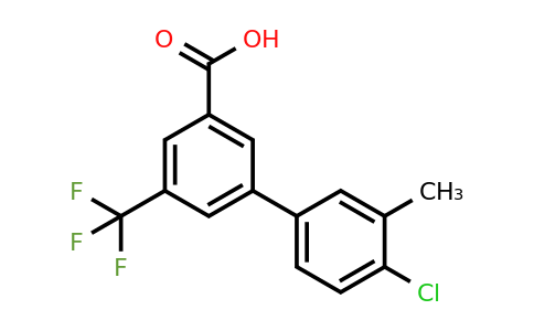 1261932-52-8 | 3-(4-Chloro-3-methylphenyl)-5-trifluoromethylbenzoic acid