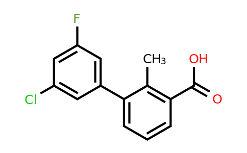 1261932-57-3 | 3-(3-Chloro-5-fluorophenyl)-2-methylbenzoic acid