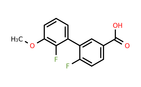 1261932-59-5 | 4-Fluoro-3-(2-fluoro-3-methoxyphenyl)benzoic acid