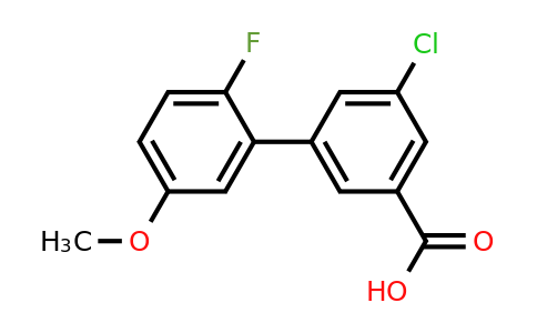 1261932-67-5 | 5-Chloro-3-(2-fluoro-5-methoxyphenyl)benzoic acid