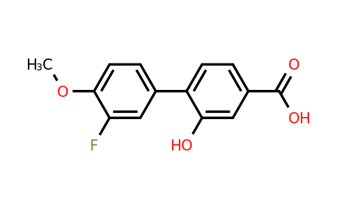 1261932-71-1 | 4-(3-Fluoro-4-methoxyphenyl)-3-hydroxybenzoic acid