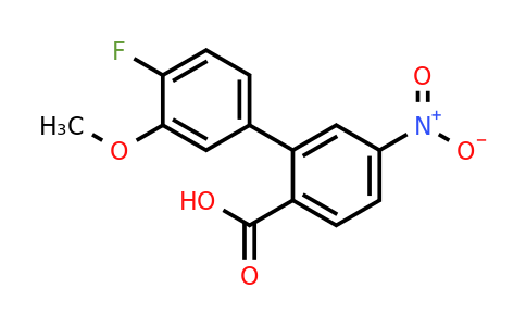 1261932-73-3 | 2-(4-Fluoro-3-methoxyphenyl)-4-nitrobenzoic acid