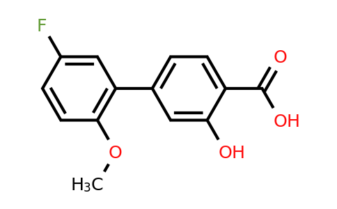 1261932-77-7 | 4-(5-Fluoro-2-methoxyphenyl)-2-hydroxybenzoic acid