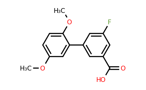 1261932-79-9 | 3-(2,5-Dimethoxyphenyl)-5-fluorobenzoic acid