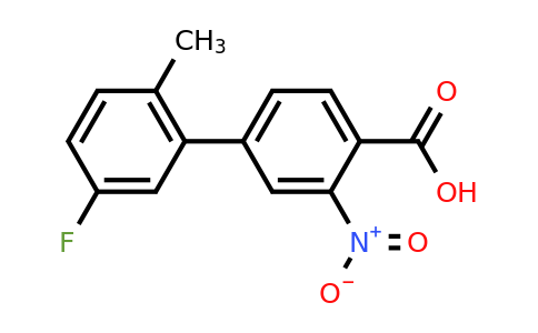 1261932-81-3 | 4-(5-Fluoro-2-methylphenyl)-2-nitrobenzoic acid