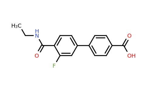 1261932-99-3 | 4-[4-(Ethylcarbamoyl)-3-fluorophenyl]benzoic acid