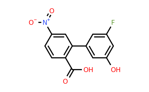 1261933-25-8 | 2-(3-Fluoro-5-hydroxyphenyl)-4-nitrobenzoic acid