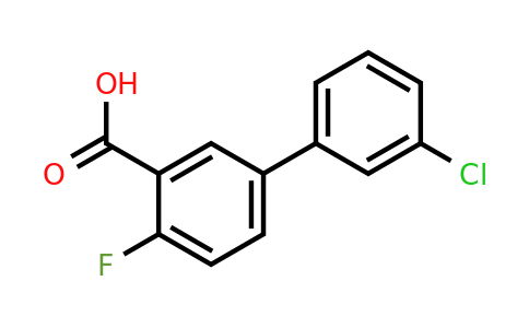 1261933-47-4 | 3'-Chloro-4-fluoro-[1,1'-biphenyl]-3-carboxylic acid