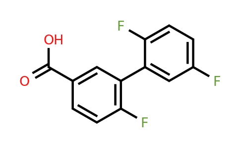 1261933-57-6 | 3-(2,5-Difluorophenyl)-4-fluorobenzoic acid
