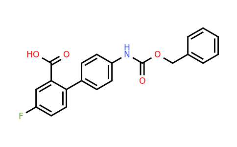 1261933-95-2 | 2-(4-Cbz-Aminopheny)-5-fluorobenzoic acid