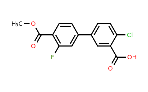 1261934-01-3 | 2-Chloro-5-(3-fluoro-4-methoxycarbonylphenyl)benzoic acid