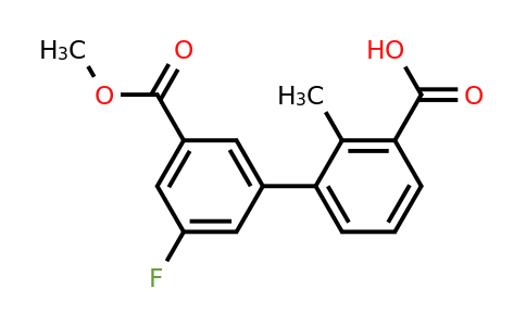1261934-08-0 | 3-(3-Fluoro-5-methoxycarbonylphenyl)-2-methylbenzoic acid