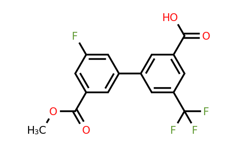 1261934-53-5 | 3-(3-Fluoro-5-methoxycarbonylphenyl)-5-trifluoromethylbenzoic acid