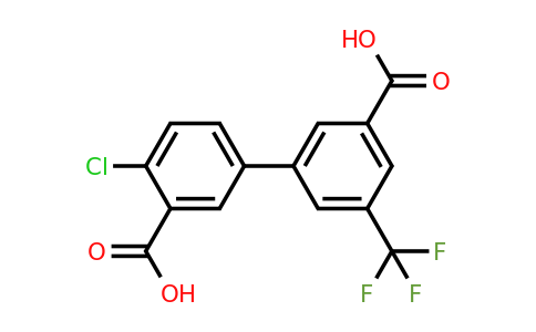 1261934-67-1 | 3-(3-Carboxy-4-chlorophenyl)-5-trifluoromethylbenzoic acid