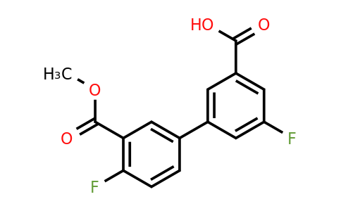 1261934-68-2 | 5-Fluoro-3-(4-fluoro-3-methoxycarbonylphenyl)benzoic acid