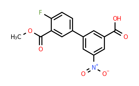 1261934-75-1 | 3-(4-Fluoro-3-methoxycarbonylphenyl)-5-nitrobenzoic acid