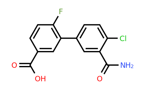 1261934-80-8 | 3-(3-Carbamoyl-4-chlorophenyl)-4-fluorobenzoic acid