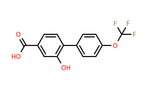 1261934-81-9 | 3-Hydroxy-4-(4-trifluoromethoxyphenyl)benzoic acid