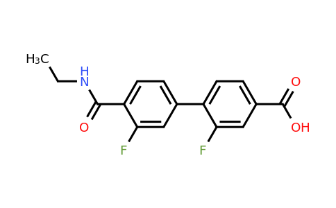 1261935-03-8 | 4-[4-(Ethylcarbamoyl)-3-fluorophenyl]-3-fluorobenzoic acid