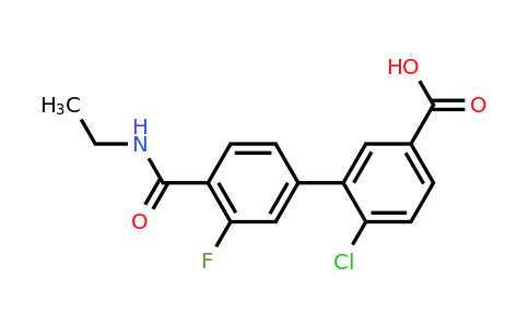 1261935-10-7 | 4-Chloro-3-[4-(ethylcarbamoyl)-3-fluorophenyl]benzoic acid