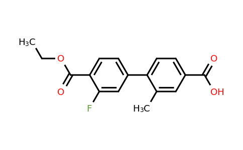 1261935-14-1 | 4-[4-(Ethoxycarbonyl)-3-fluorophenyl]-3-methylbenzoic acid