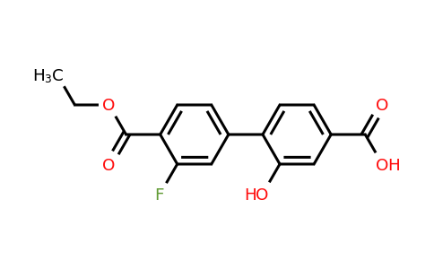 1261935-19-6 | 4-[4-(Ethoxycarbonyl)-3-fluorophenyl]-3-hydroxybenzoic acid