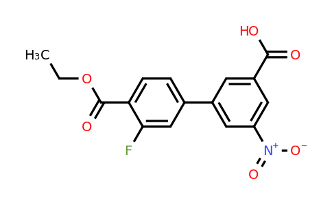 1261935-26-5 | 3-[4-(Ethoxycarbonyl)-3-fluorophenyl]-5-nitrobenzoic acid