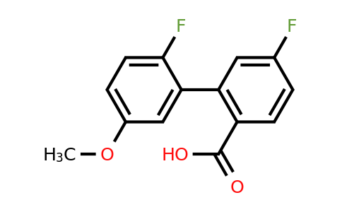 1261935-46-9 | 4-Fluoro-2-(2-fluoro-5-methoxyphenyl)benzoic acid