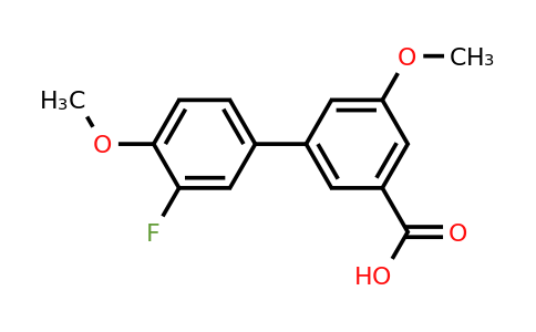 1261935-71-0 | 3-(3-Fluoro-4-methoxyphenyl)-5-methoxybenzoic acid