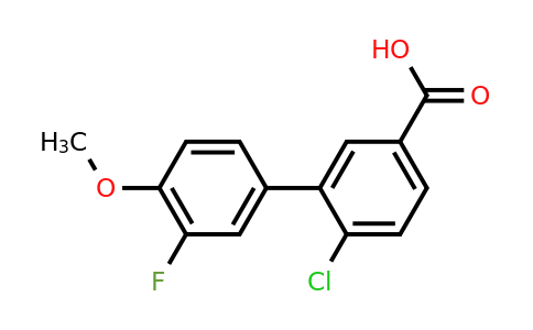 1261935-89-0 | 4-Chloro-3-(3-fluoro-4-methoxyphenyl)benzoic acid