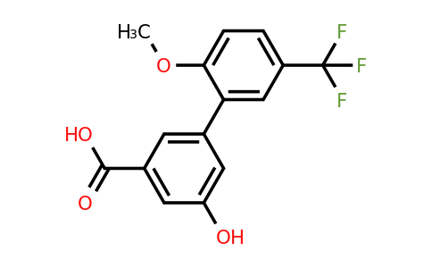 1261935-96-9 | 5-Hydroxy-3-(2-methoxy-5-trifluoromethylphenyl)benzoic acid
