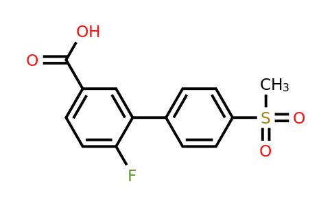 1261935-97-0 | 4-Fluoro-3-(4-methylsulfonylphenyl)benzoic acid