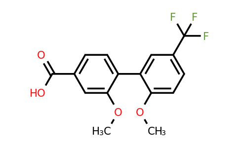 1261936-50-8 | 4-(2-Methoxy-5-trifluoromethylphenyl)-3-methoxybenzoic acid