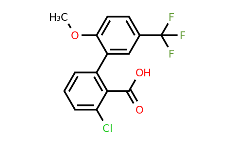 1261936-70-2 | 6-Chloro-2-(2-methoxy-5-trifluoromethylphenyl)benzoic acid