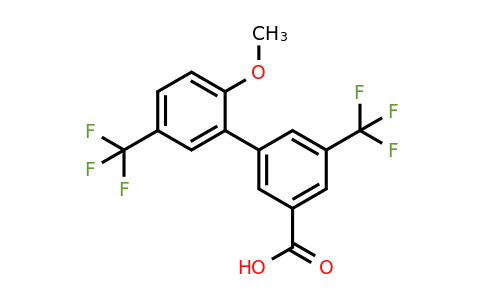 1261936-79-1 | 3-(2-Methoxy-5-trifluoromethylphenyl)-5-trifluoromethylbenzoic acid