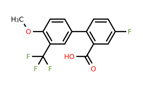 1261936-89-3 | 5-Fluoro-2-(4-methoxy-3-trifluoromethylphenyl)benzoic acid