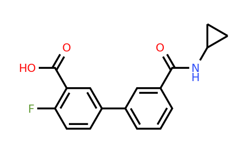 1261936-90-6 | 5-[3-(Cyclopropylaminocarbonyl)phenyl]-2-fluorobenzoic acid