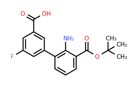 1261936-95-1 | 3-(3-BOC-Aminophenyl)-5-fluorobenzoic acid