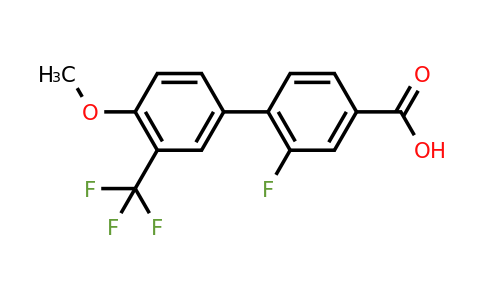 1261937-02-3 | 3-Fluoro-4-(4-methoxy-3-trifluoromethylphenyl)benzoic acid