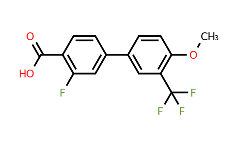 1261937-07-8 | 2-Fluoro-4-(4-methoxy-3-trifluoromethylphenyl)benzoic acid