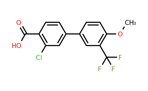 1261937-46-5 | 2-Chloro-4-(4-methoxy-3-trifluoromethylphenyl)benzoic acid