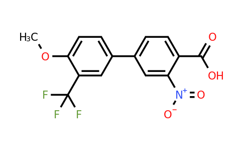 1261937-63-6 | 4-(4-Methoxy-3-trifluoromethylphenyl)-2-nitrobenzoic acid